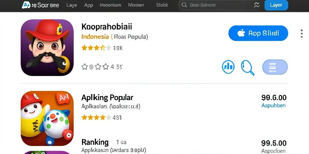 Tampilan karakter yang keren dan unik.