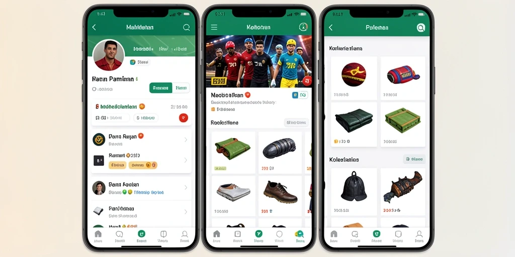 Mode permainan kompetitif yang menantang dan seru.